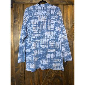 J. Jill Pure Artisanal Indigo Cardigan Sweater